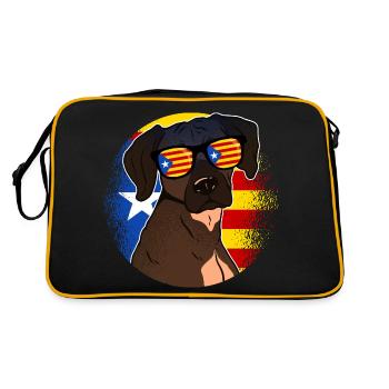 Catalogne - Sac Retro - noir/or - Dos
