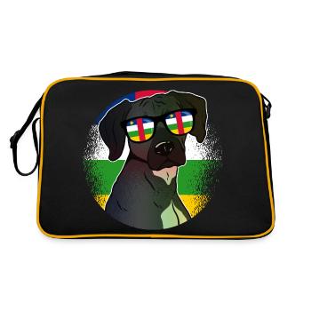 Central African Republic - Retro Bag - black/gold - Back