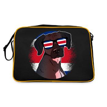 Costa Rica - Retro Bag - black/gold - Back