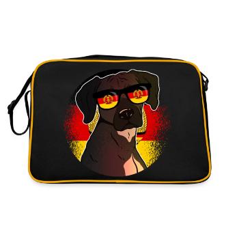 DDR - Sac Retro - noir/or - Dos