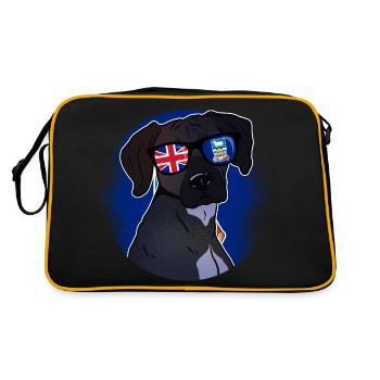 Falkland (Îles) - Sac Retro - noir/or - Dos