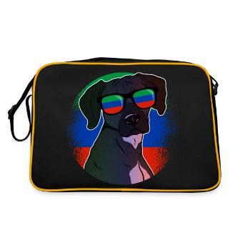 Daghestan - Sac Retro - noir/or - Dos