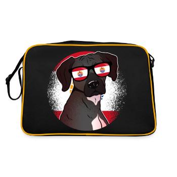 Polynésie française - Sac Retro - noir/or - Dos