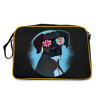 Fiji - Retro Bag - black/gold - Back