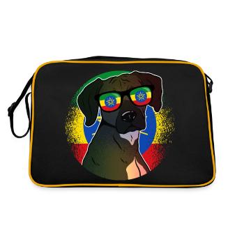 Ethiopia - Retro Bag - black/gold - Back
