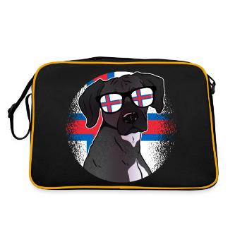 Faroe Islands - Retro Bag - black/gold - Back
