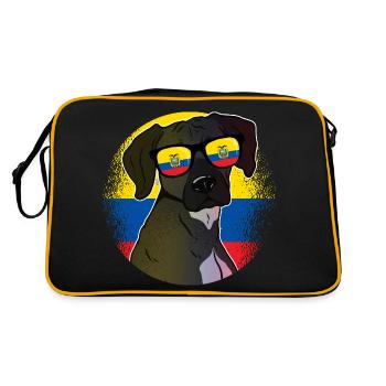 Équateur - Sac Retro - noir/or - Dos