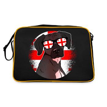 Géorgie - Sac Retro - noir/or - Dos