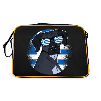 Grèce - Sac Retro - noir/or - Dos