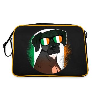 Irlande - Sac Retro - noir/or - Dos