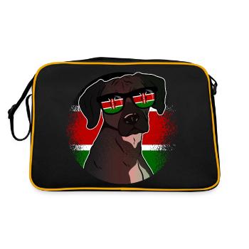 Kenya - Sac Retro - noir/or - Dos