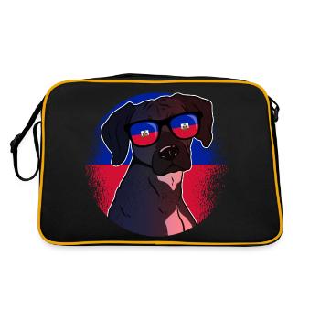 Haïti - Sac Retro - noir/or - Dos