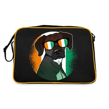 Ivory Coast - Retro Bag - black/gold - Back