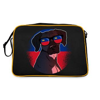 Liechtenstein - Retro Bag - black/gold - Back