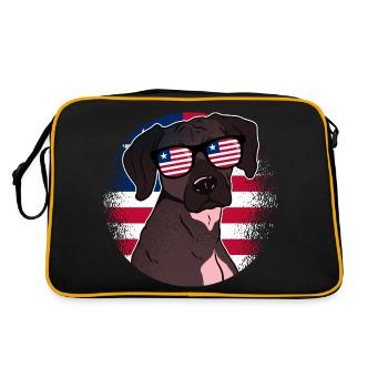 Libéria - Sac Retro - noir/or - Dos