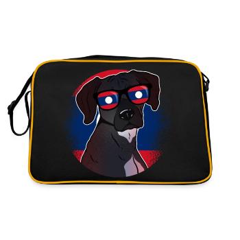 Laos - Sac Retro - noir/or - Dos