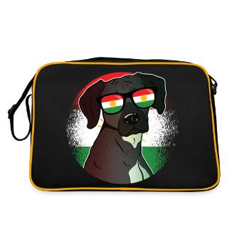 Kurdistan - Sac Retro - noir/or - Dos