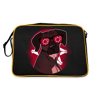Lakota - Sac Retro - noir/or - Dos