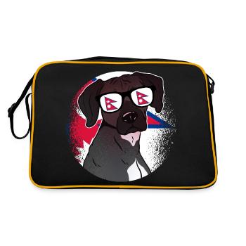 Népal - Sac Retro - noir/or - Dos