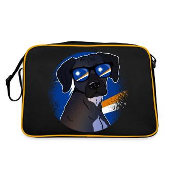 Marshall (Îles) - Sac Retro - noir/or - Dos