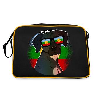 Mapuche - Sac Retro - noir/or - Dos
