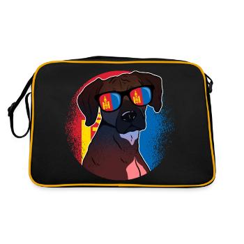 Mongolia - Retro Bag - black/gold - Back