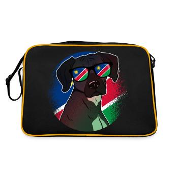 Namibia - Retro Bag - black/gold - Back