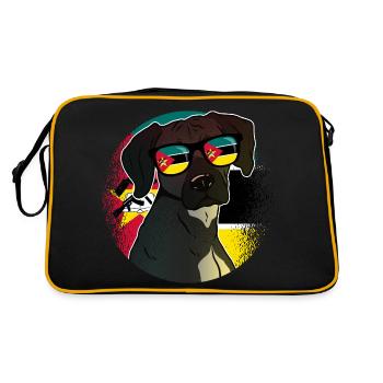 Mozambique - Sac Retro - noir/or - Dos