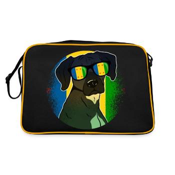 Ogoni - Sac Retro - noir/or - Dos