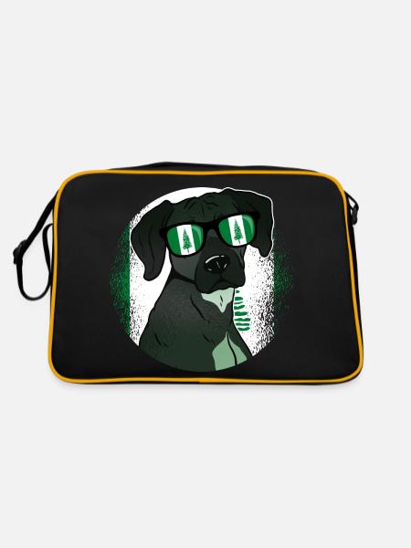 Norfolk Island - Retro Bag - black/gold - Back