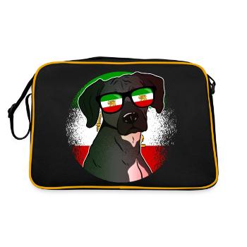 Persia - Retro Bag - black/gold - Back