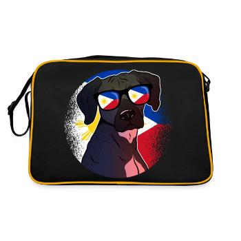 Philippines - Sac Retro - noir/or - Dos
