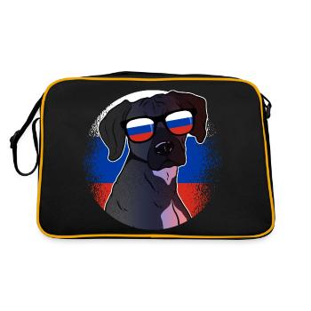 Russie - Sac Retro - noir/or - Dos
