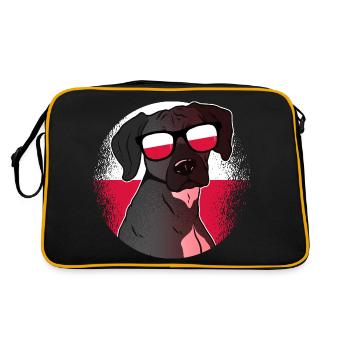 Pologne - Sac Retro - noir/or - Dos