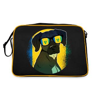 Saint Vincent et les Grenadines - Sac Retro - noir/or - Dos