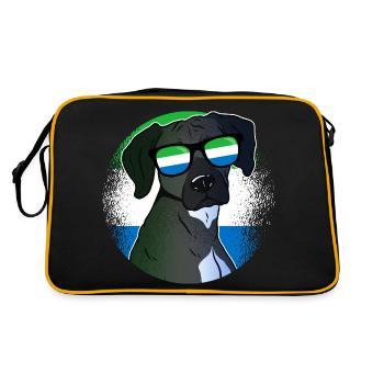 Sierra Leone - Sac Retro - noir/or - Dos