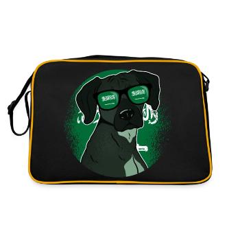 Arabie Saoudite - Sac Retro - noir/or - Dos