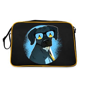 Sainte-Lucie - Sac Retro - noir/or - Dos
