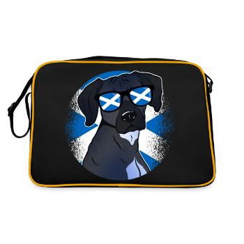 Ecosse - Sac Retro - noir/or - Dos