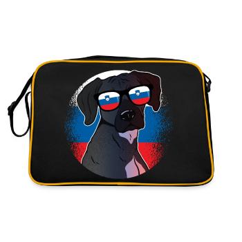 Slovénie - Sac Retro - noir/or - Dos