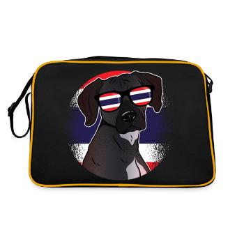 Thaïlande - Sac Retro - noir/or - Dos
