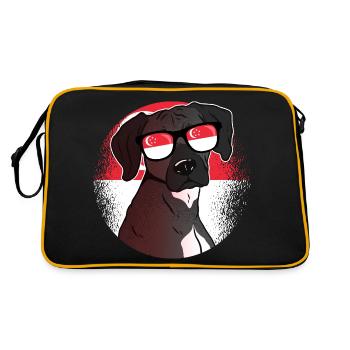 Sindh - Sac Retro - noir/or - Dos