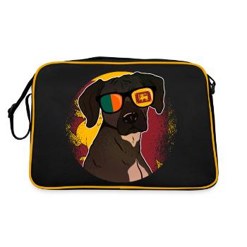 Sri Lanka - Retro Bag - black/gold - Back