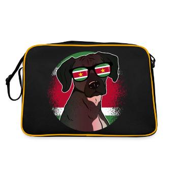 Suriname - Sac Retro - noir/or - Dos