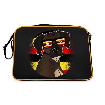 Uganda - Retro Bag - black/gold - Back