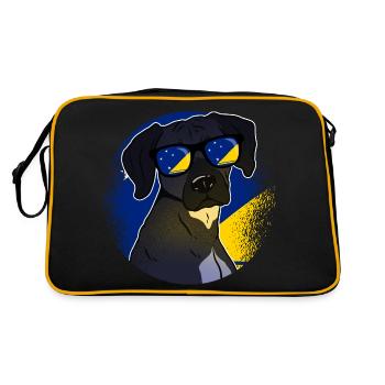 Tokelau - Retro Bag - black/gold - Back