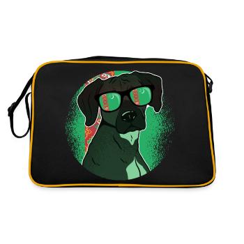 Turkmenistan - Retro Bag - black/gold - Back