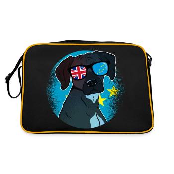 Tuvalu - Retro Bag - black/gold - Back