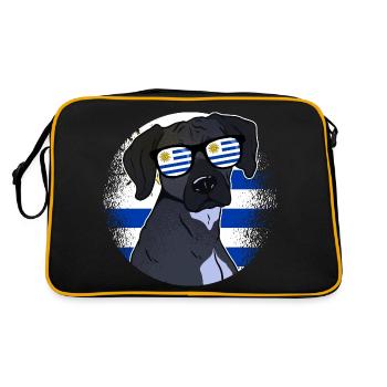 Uruguay - Sac Retro - noir/or - Dos