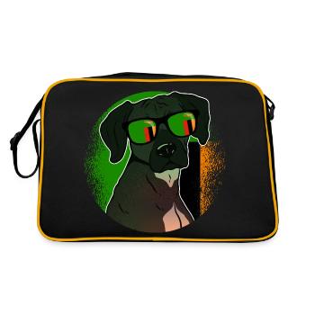 Zambie - Sac Retro - noir/or - Dos